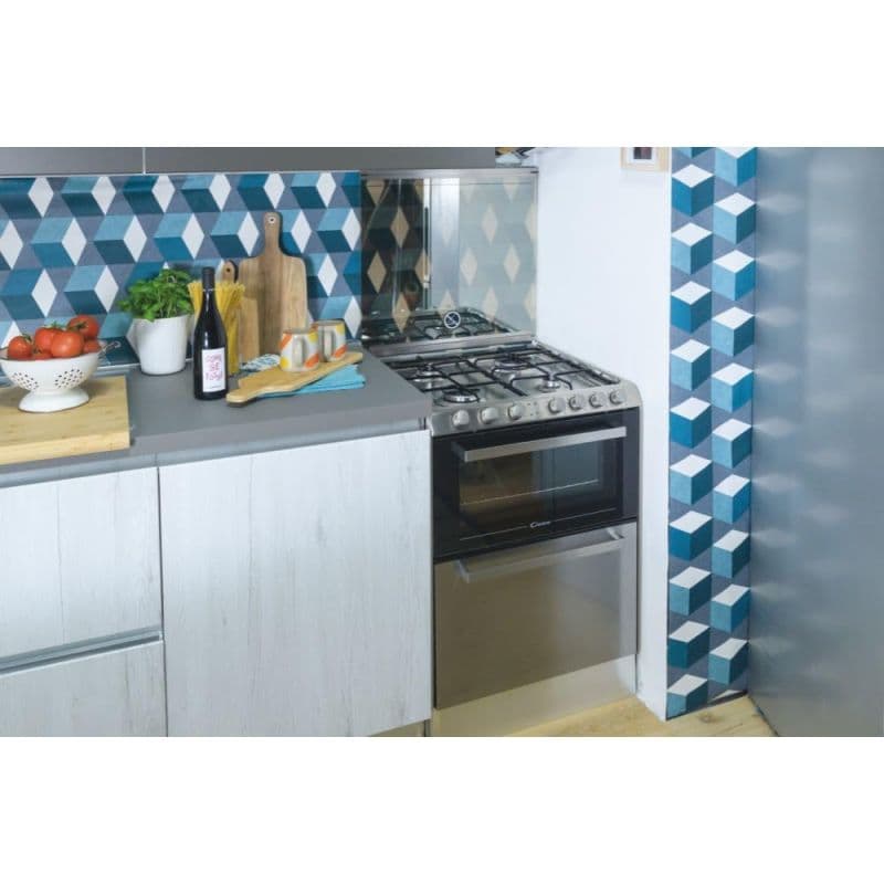 Cuisinière Gazinière Candy TRIO4GXNT – Four électrique, Plaque gaz et Lave-vaisselle intégré — vue 3