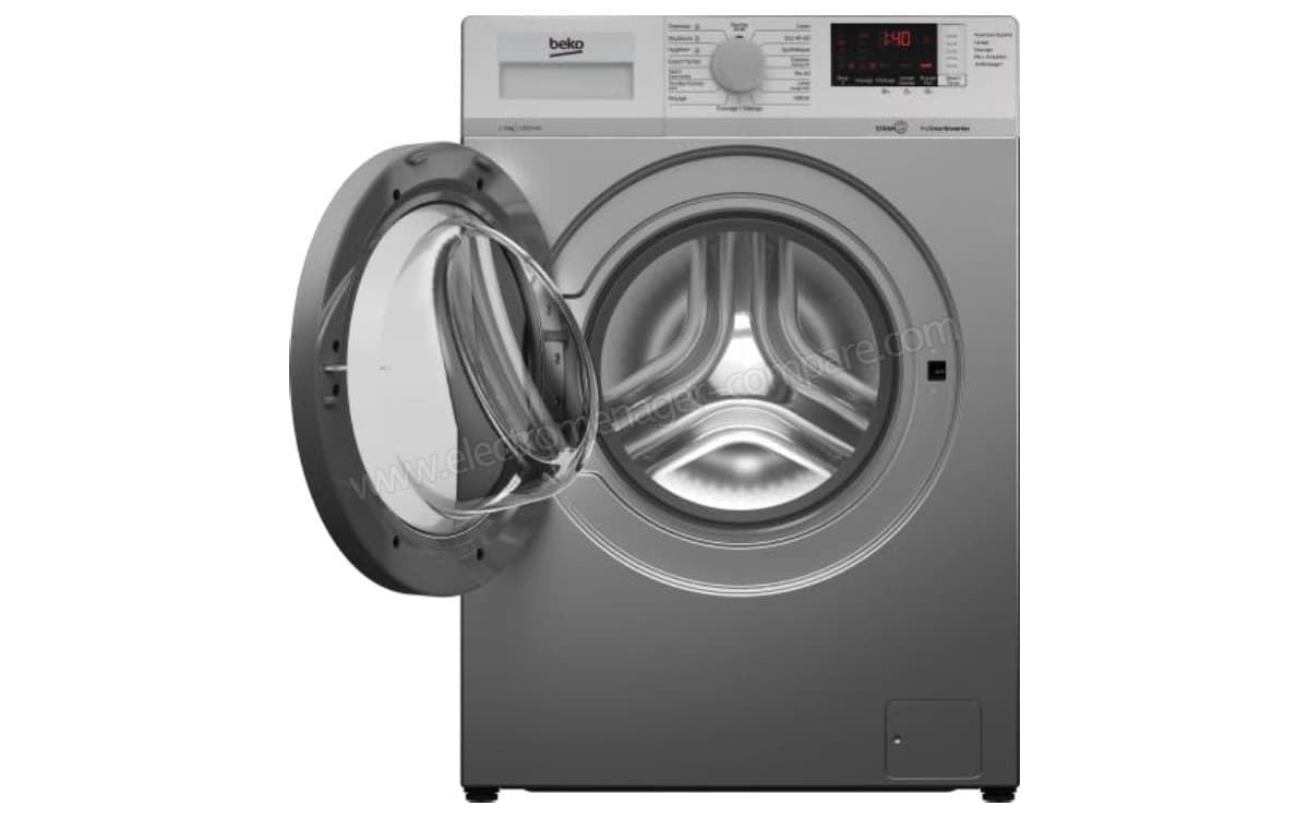 Présentation du lave-linge BEKO WUE6612S1S — vue 2