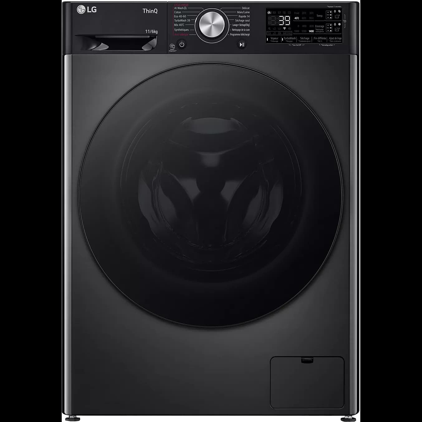 Lave linge séchant hublot LG 11/6KG