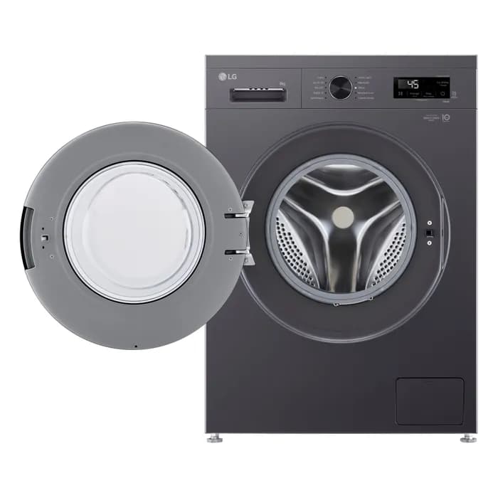 LG Lave-linge hublot F84B15MBS 8kg — vue 2