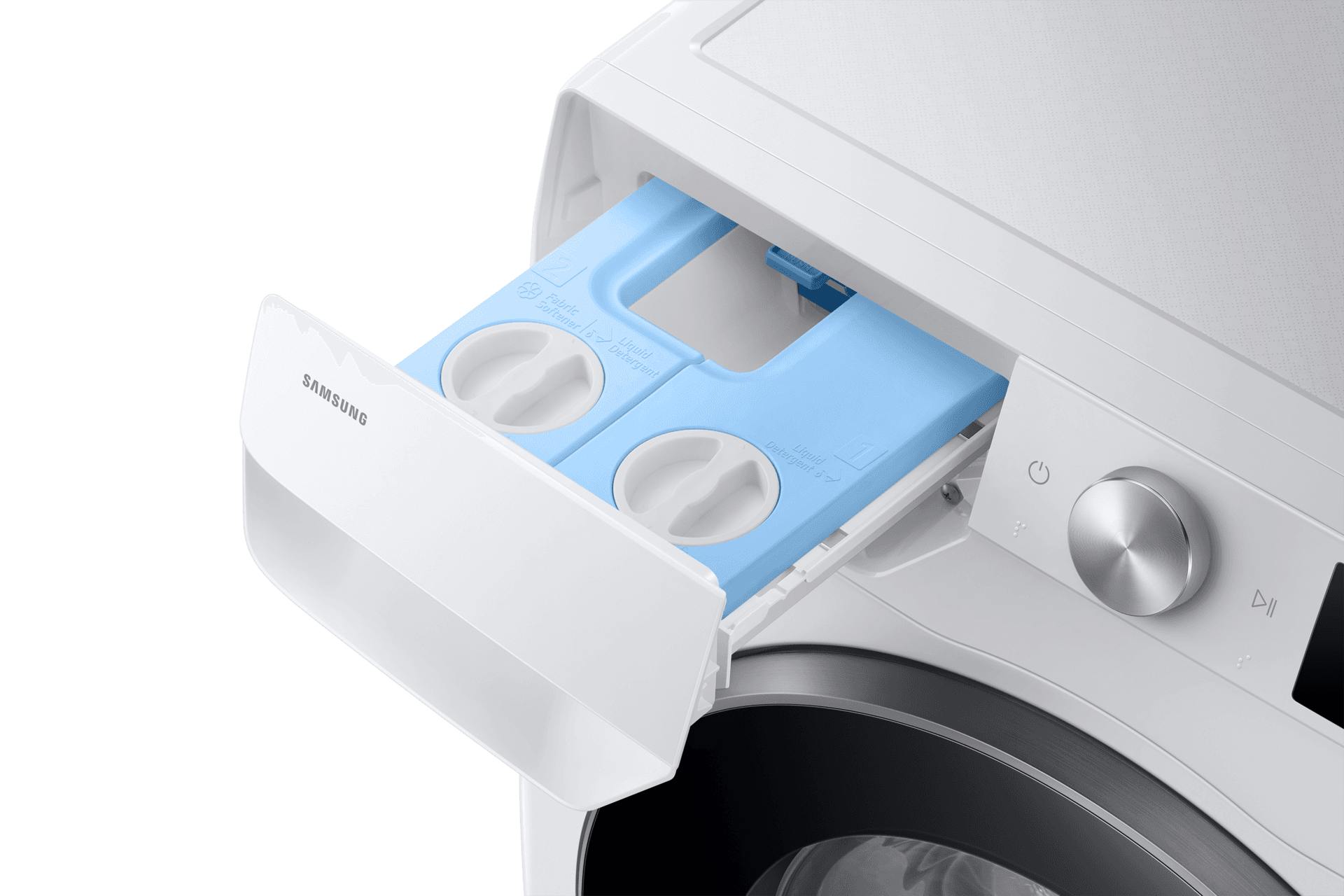 Samsung Series 6 WW11DG6B85LE – Lave‑linge Ecobubble 11 kg, 1400 trs/min, Blanc — vue 2