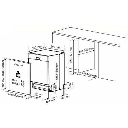 Lave-vaisselle Beko DIN26321 - 14 couverts, Classe A++ — vue 2