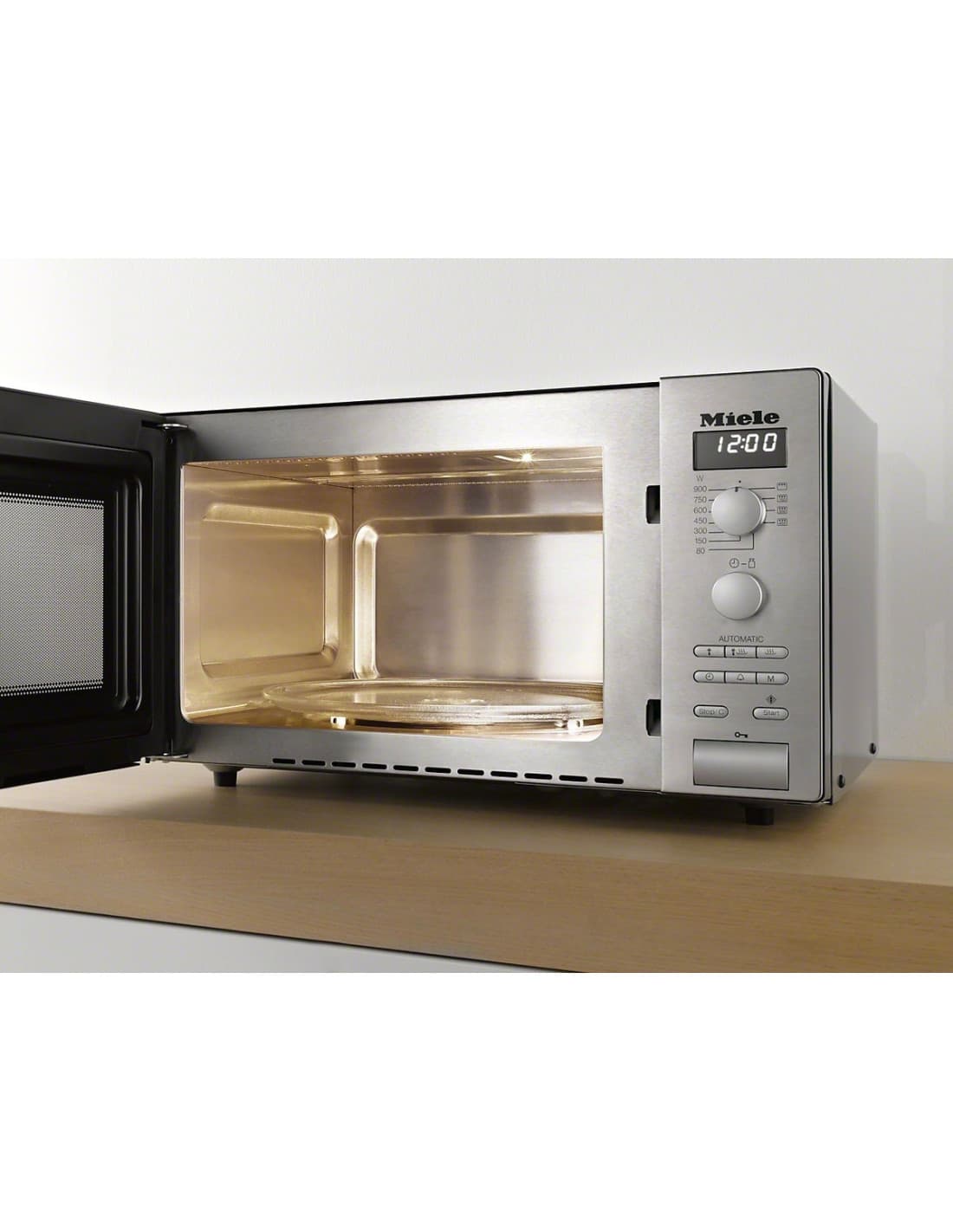 Micro-ondes Encastrable Miele M6012SC – Inox, Gril Intégré, Classe A+, Design Premium — vue 2