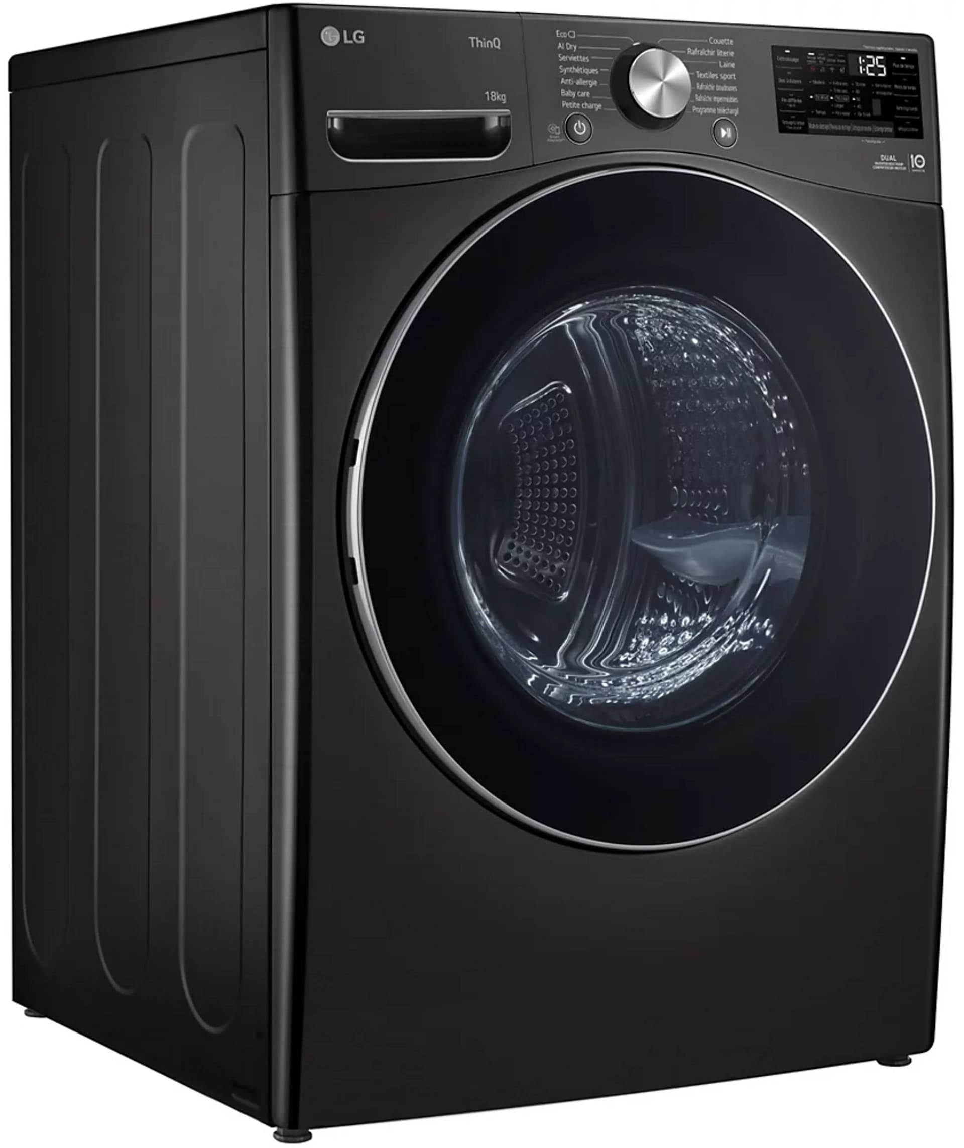 Sèche-linge Pompe à Chaleur 18 kg – Connecté, Ultra Capacitaire et Éco-énergétique — vue 3