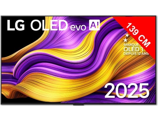 Télévision LG OLED evo AI G5 55″ 4K UHD Smart TV (2025)